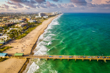 Aerial of Fort Lauderdale florida - obrazy, fototapety, plakaty