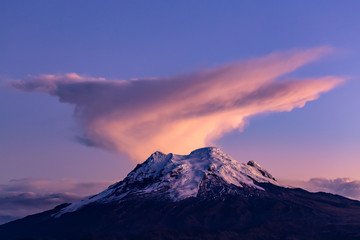 Fototapeta na wymiar Antisana volcano, Ecuadorian Andes