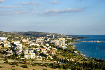 Fototapeta na wymiar East part of Limassol, Cyprus