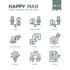 Happy Man - Human Resource And Lifestyle 10/16