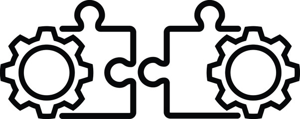 Merge business, gear to one icon