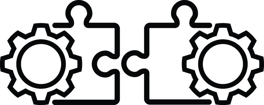 Merge business, gear to one icon