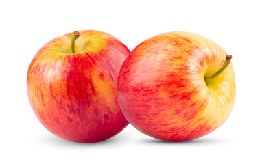 red apple isolated on white background