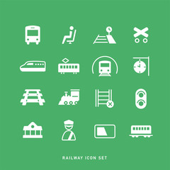 RAILWAY ICON SET