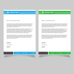 Simple design business letterhead