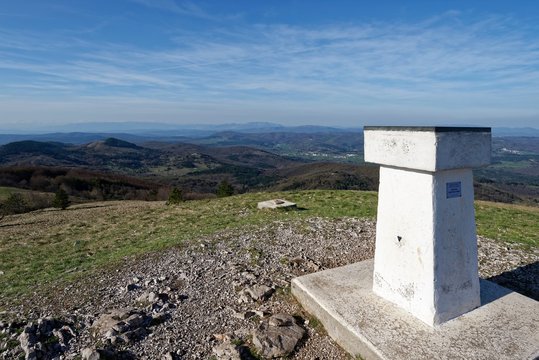 Slowenien - Istrien - Berg Slavnik - Gipfelblick