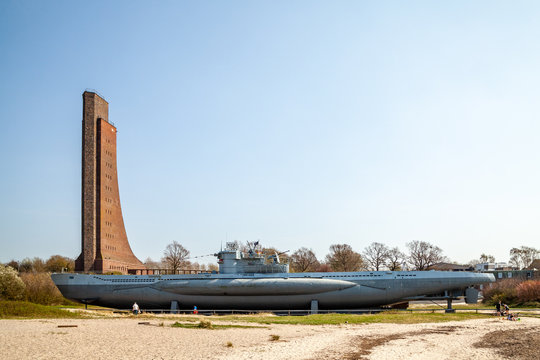 Marine Ehrenmal und U-Boot, Ostseebad Laboe, Deutschland