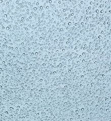 water drops on glass as background