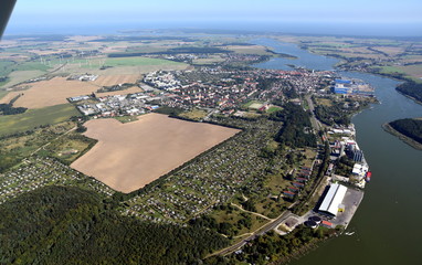 Fototapeta premium Hansestadt Wolgast am Peenestrom 2014