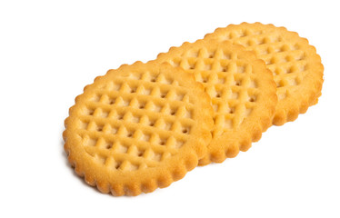 butter cookies isolated