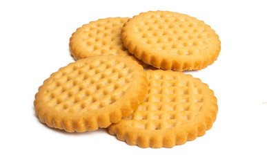 butter cookies isolated