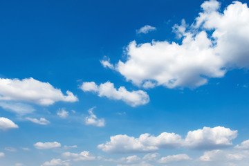 Fototapeta na wymiar panorama blue sky with cloud and sunshine background