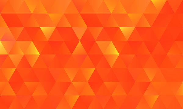 abstract orange low poly background, crystal or diamond concept, can be used for news headline, wallpaper, flyer, sport background.