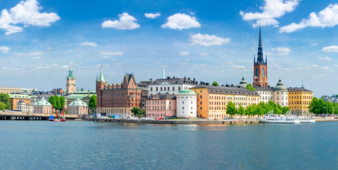 Fototapeta na wymiar Old town (Gamla Stan) architecture, Stockholm, Sweden