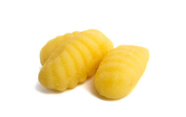 potato gnocchi isolated