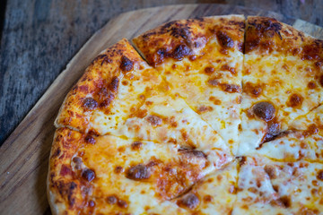 Pizza with cheese Delicious fresh,Homemead