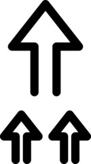 arrows merging into one icon.