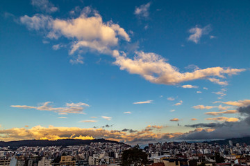 Typical Quito sunset
