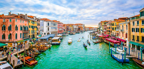 Grand Canal and Venice city, view from Rialto bridge © Arcady