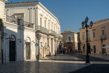 Fototapeta na wymiar Street of Lucera, Apulia, Italy
