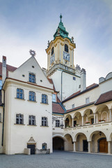 Fototapeta na wymiar Old Town Hall, Bratislava, Slovakia