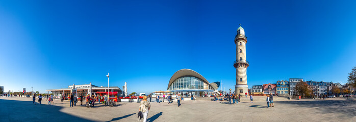 Panorama, Warnemünde, Rostock, Deutschland  © Sina Ettmer