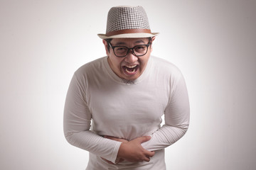 Funny Asian Man Laughing