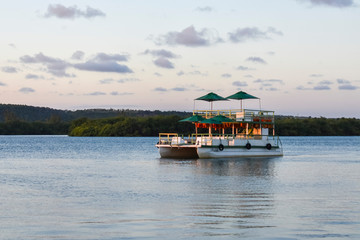 Catamar&atilde; - passeio na Praia do Gunga, em Alagoas