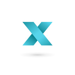 Letter X logo icon design template elements