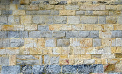 Old wall of the sand stone