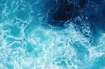 Sea water top view. Abstract wave  background.