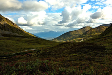 Hatcher Pass In the Talkeetna Mountains of Alaska