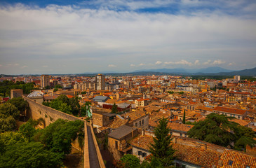 Fototapeta na wymiar Girona city in Catalonia, Spain
