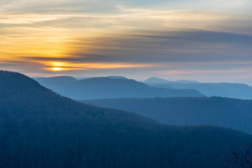 Fototapeta premium Schwäbische Alb im Winter