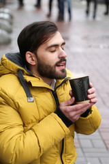 Male, man, coffee, coffee bar, aroma, caffeine, espresso, capuchino, drink, food, guy, model