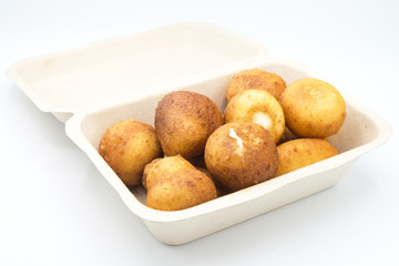 Arancini, traditional Italian rice and cheese balls