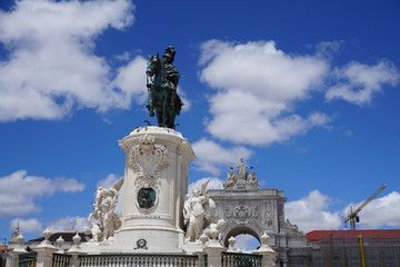 Fototapeta na wymiar Praça do Comércio Lisbon