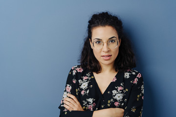 Young woman with questioning look