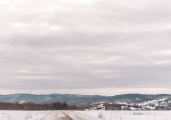 Fototapeta premium panorama of mountains