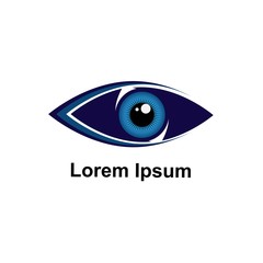 eye care logo icon design template