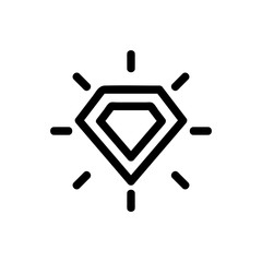 Super Hero Icon Vector. Thin line sign. Isolated contour symbol illustration