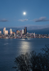 Full Moon Over Seattle 3