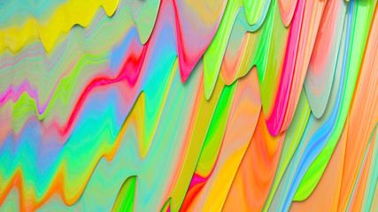 Abstract acrylic color liquid background. Multicolor  background. Watercolor paint wave abstract background. Template for Childrens Events