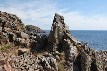 Felsen am Kullaberg in Schweden