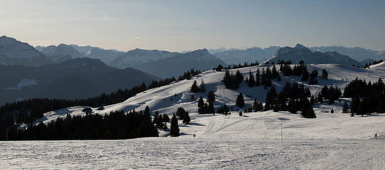 Hochebene des Semnoz in den französischen Alpen oberhalb von Annec