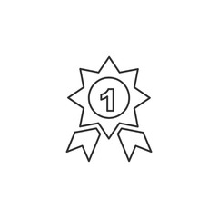 Award. Modern flat design vector icon