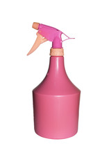 Plastic spray gun.Plastic sprayer on a white background.
