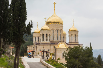 Fototapeta na wymiar Russian Orthodox Gorny convent monastery, Ein-Karem, Israel