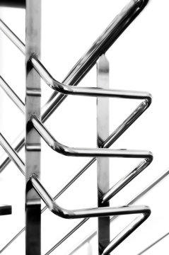 recommend clip art: indoor stainless steel handrail. Inox fence. Inox handrail
