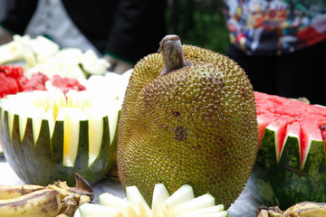 Recife / Pernambuco / Brazil. February, 18, 2017. Jaca is an abundant tropical fruit in...